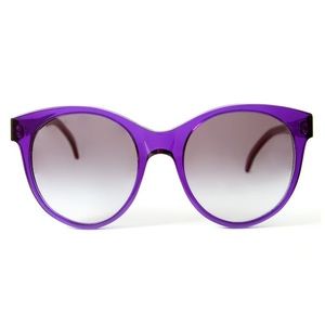 Illesteva Mademoiselle round-frame acetate Sunnies